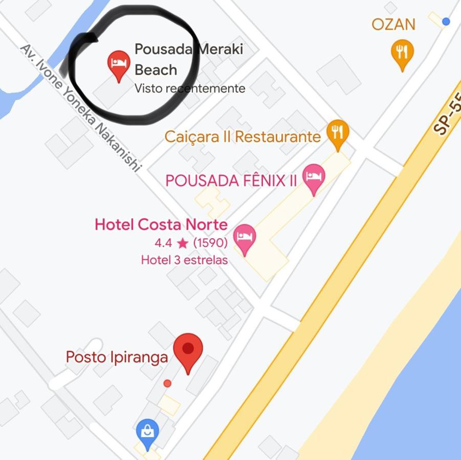 Pousada Meraki Beach Caraguatatuba Exterior foto